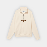 Sudadera Half zip BASIC BEIGE