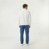 Sudadera Half zip BASIC Blanco