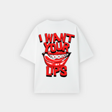 Camiseta Lips blanca