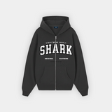 Hoodie Cremallera SHARK GRIS