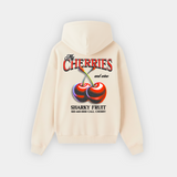 Hoodie Cherries Beige