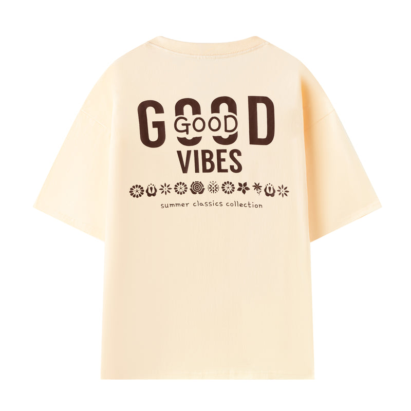 Camiseta Good Vives Beige