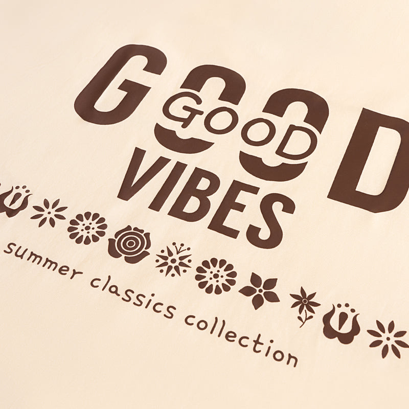 Camiseta Good Vives Beige