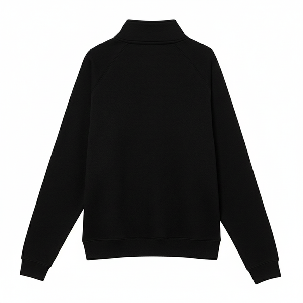 Sudadera Half zip BASIC NEGRO