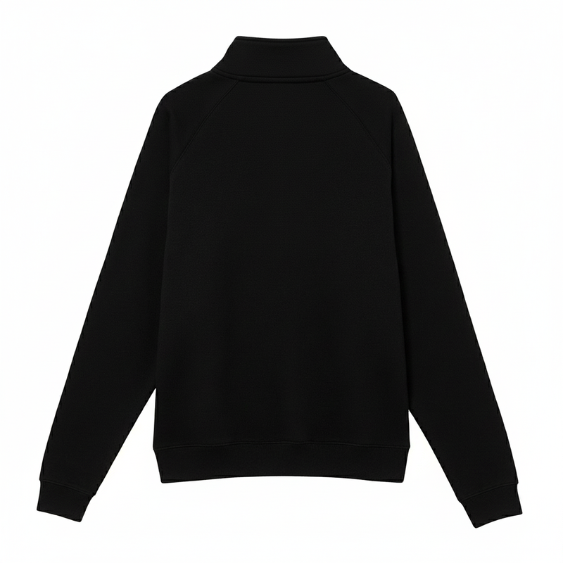 Sudadera Half zip BASIC NEGRO