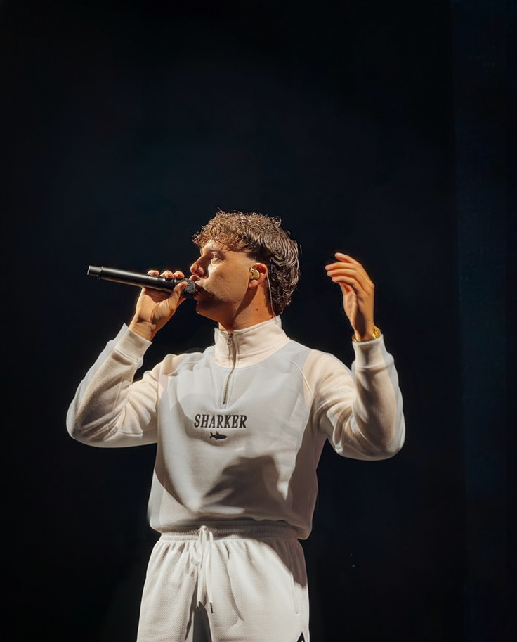 Sudadera Half zip BASIC Blanco