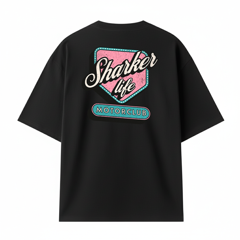 Camiseta MOTORCLUB NEGRA