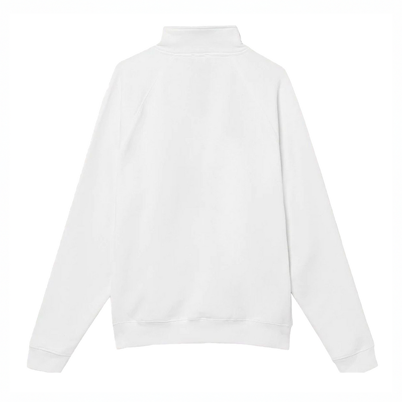 Sudadera Half zip BASIC Blanco