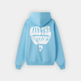 Hoodie Make the Difference azul bebe